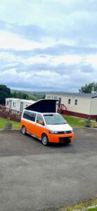 Small Basic campervan pitch